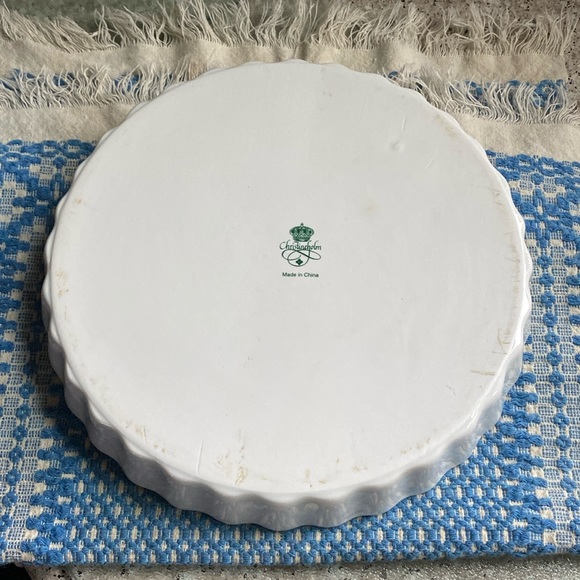 Vintage Christine Holm Porcelain Quiche Dish - Picture 7 of 8